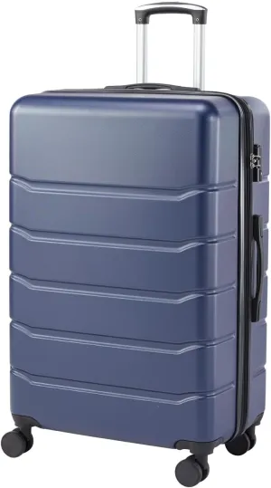 20" Modern Design Caryy-on Luggage With 4 Wheels ABS Carry On Suitcase Hardside Luggage Lightweight TSA-approved carry-on Blue