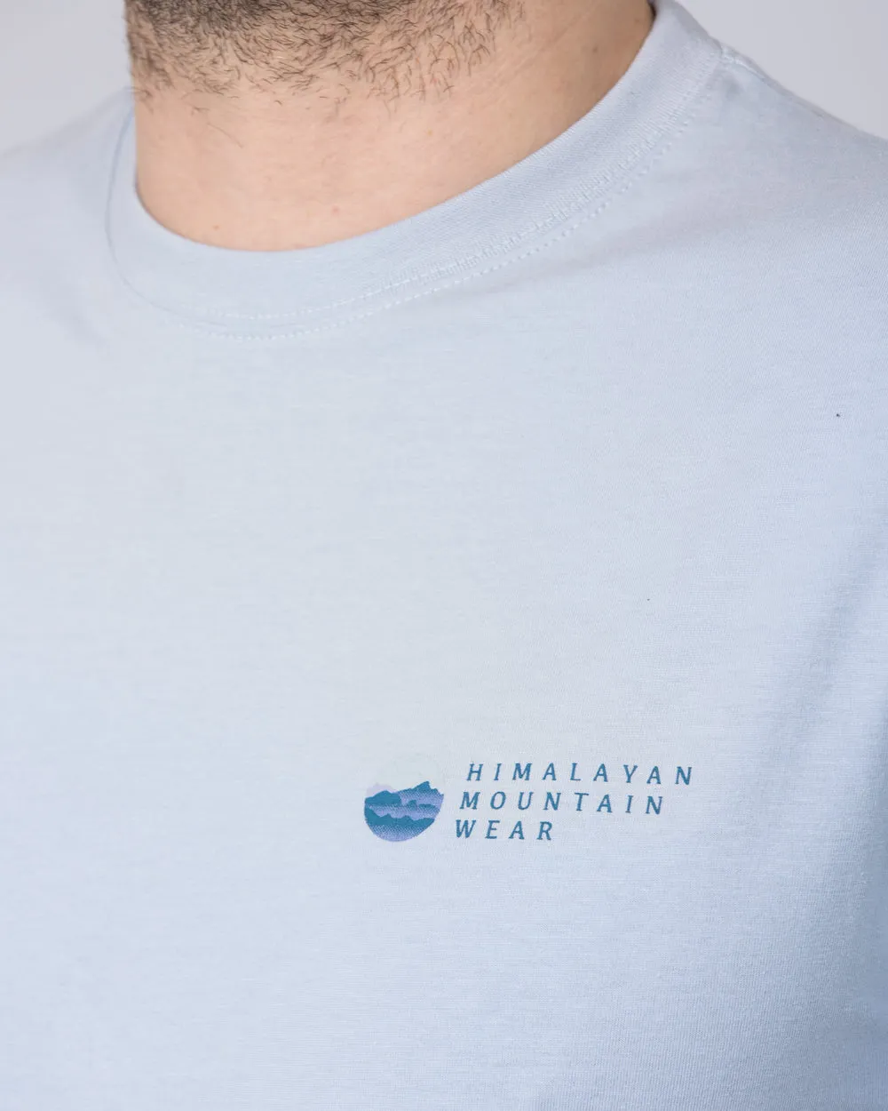 2t Tall Himalayan Print T-Shirt (light blue)