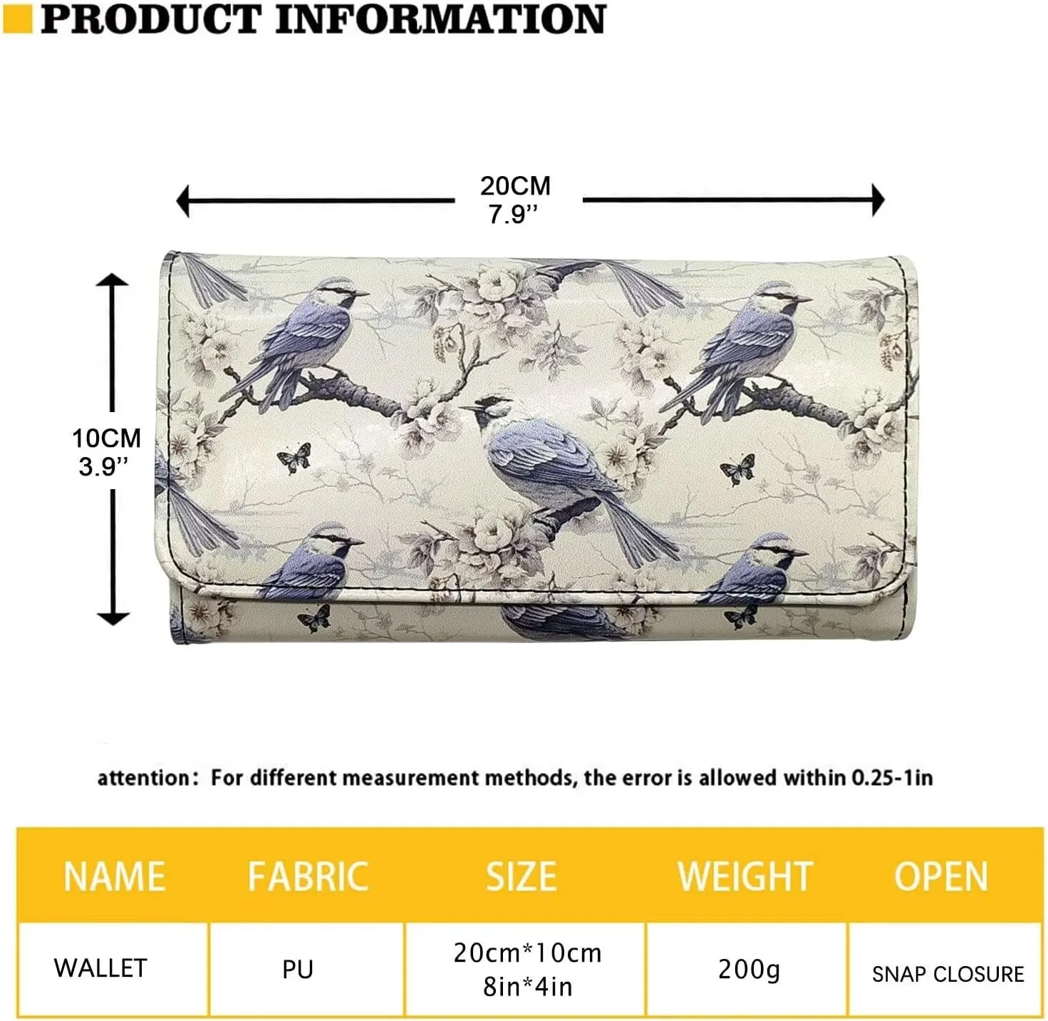 Abstract Paint Meow Cat Wallet for Women Color Painting Kitty Cat Print PU Leather Long Billfold Slim Credit Card Case, Modern Color Block Money Organizer with ID Windows