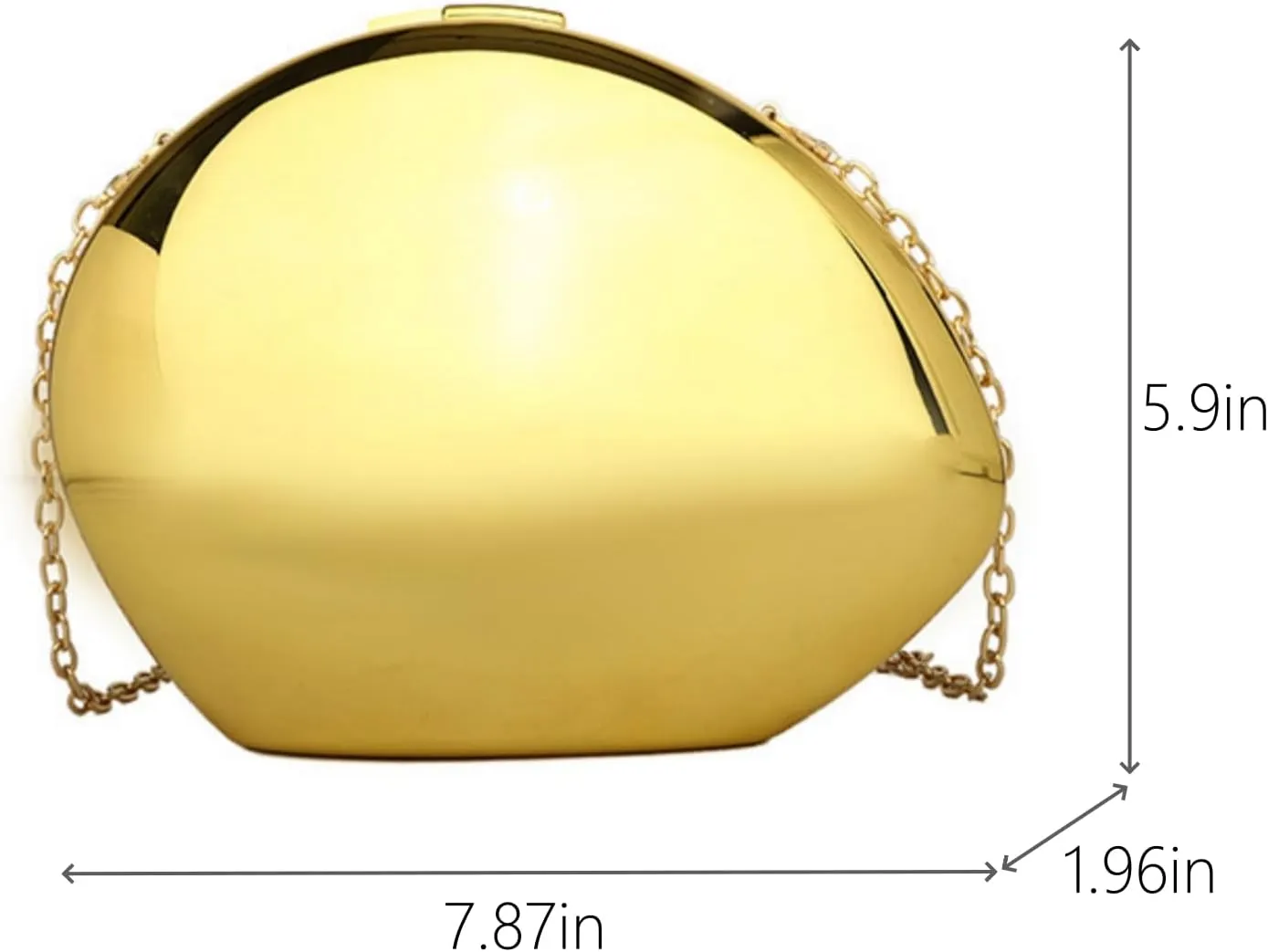 Acrylic Tote Clutch for Women, Evening Shell Shoulder Bag Unique Handbag Reflective Crossbody Purse Hobo Satchel Prom