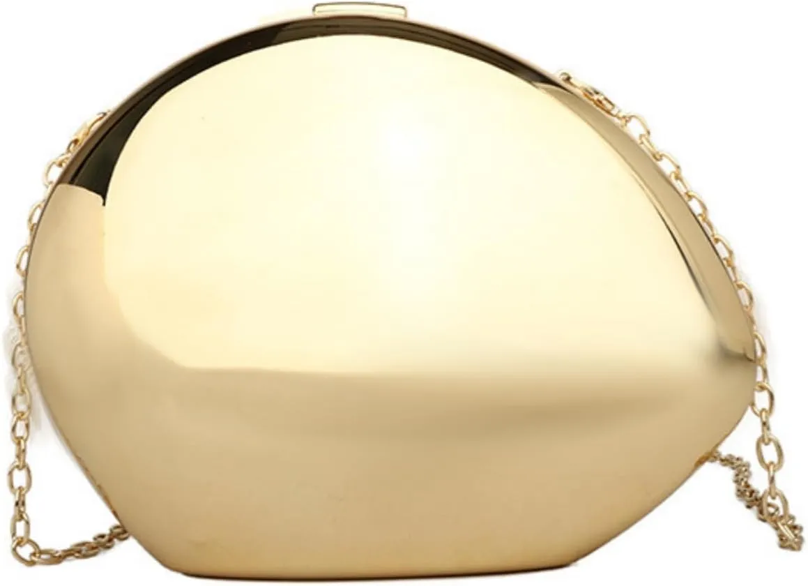 Acrylic Tote Clutch for Women, Evening Shell Shoulder Bag Unique Handbag Reflective Crossbody Purse Hobo Satchel Prom