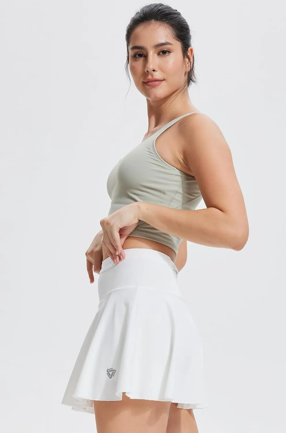 AFZ Tennis Skirts for Women with Back Pocket Pleated High Waisted Athletic Skirt Lightweight Golf Skort for Workout Running