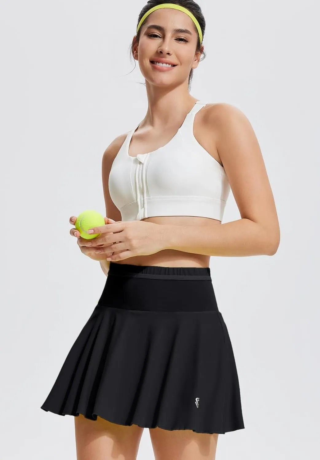 AFZ Tennis Skirts for Women with Back Pocket Pleated High Waisted Athletic Skirt Lightweight Golf Skort for Workout Running
