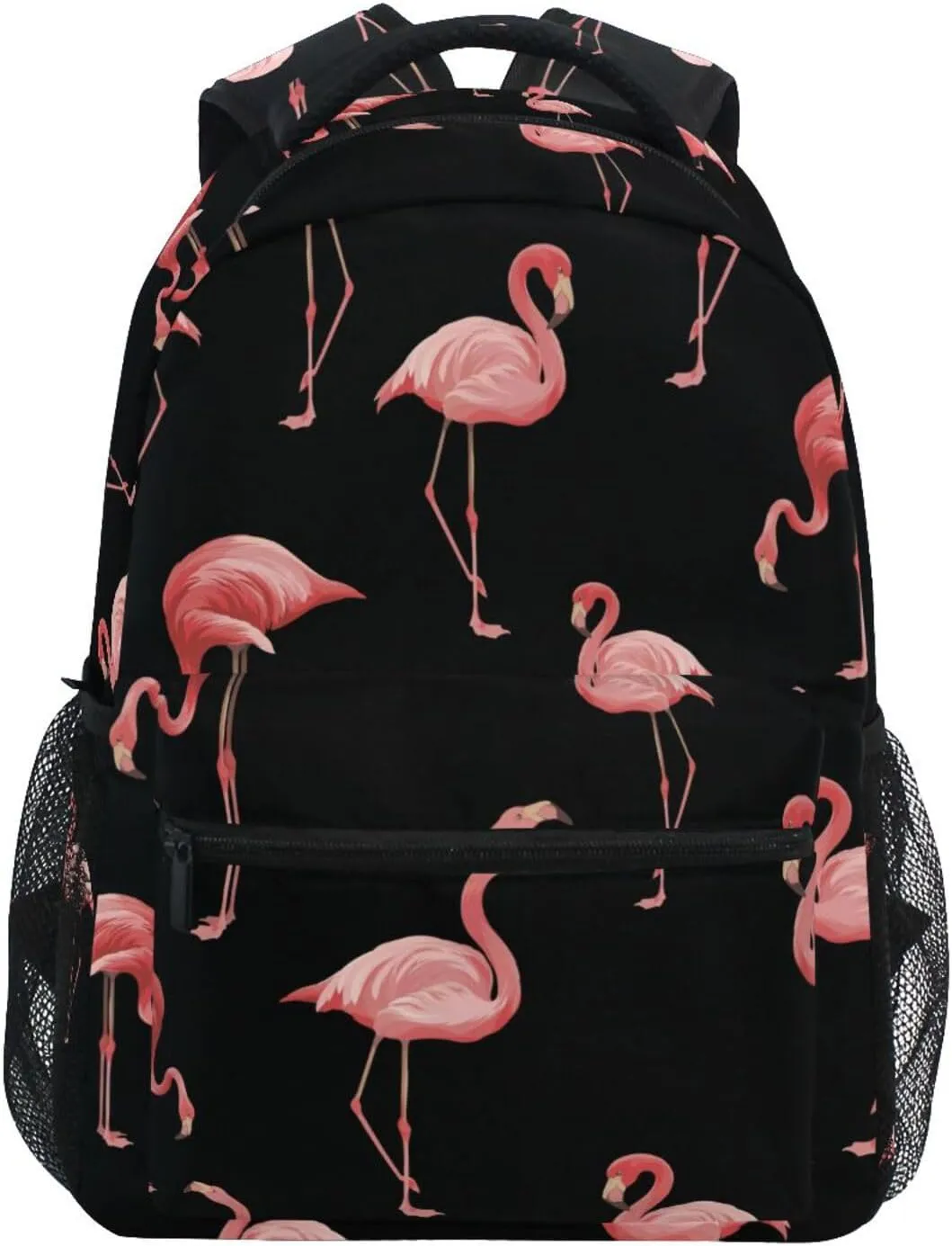 ALAZA Modern Flamingo Backpack for Women Men,Travel Trip Casual Daypack College Bookbag Laptop Bag Work Business Shoulder Bag Fit for 14 Inch Laptop
