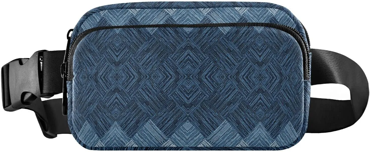 ALAZA Modern Geometric Art Belt Bag Waist Pack Pouch Crossbody Bag with Adjustable Strap for Men Women College Hiking Running Workout Travel