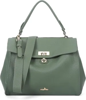 Angel Kiss Satchel Purses and Handbags for Women Soft Vegan Leather Tote Shoulder Bag Top Handle with Crossbody Strap