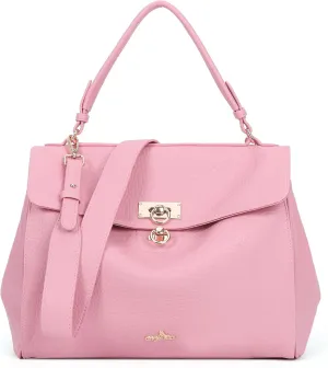 Angel Kiss Satchel Purses and Handbags for Women Soft Vegan Leather Tote Shoulder Bag Top Handle with Crossbody Strap