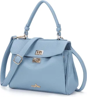 Angel Kiss Small Top Handle Satchel Purses and Handbags for Women Soft Vegan Leather Tote Shoulder Bag