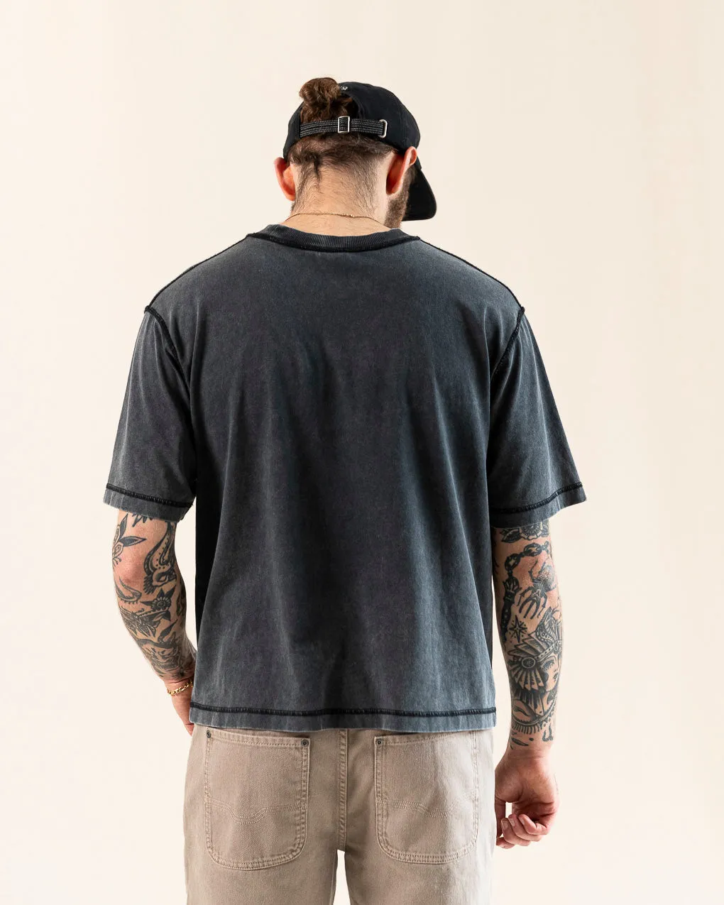 Better Luck Boxy T-Shirt- Acid Wash