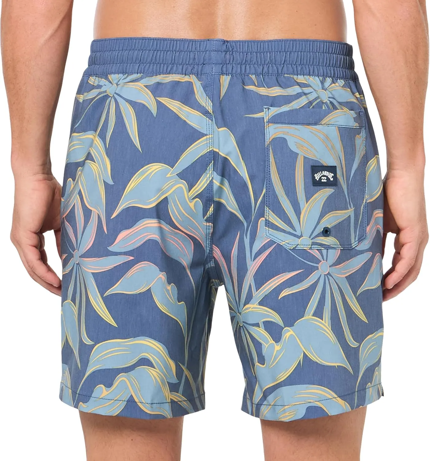 Billabong Men's Standard Elastic Waist Stretch Sundays Layback Boardshort Swim Short Trunk, 17 Inch Outseam