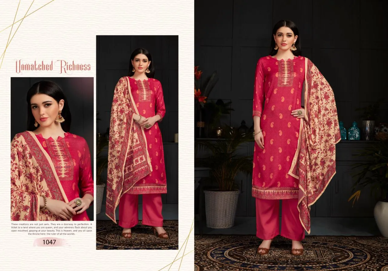 Bipson Fashion Launched Shaneel Vol 2  Pashmina Printed Fancy Designer Salwar Kameez
