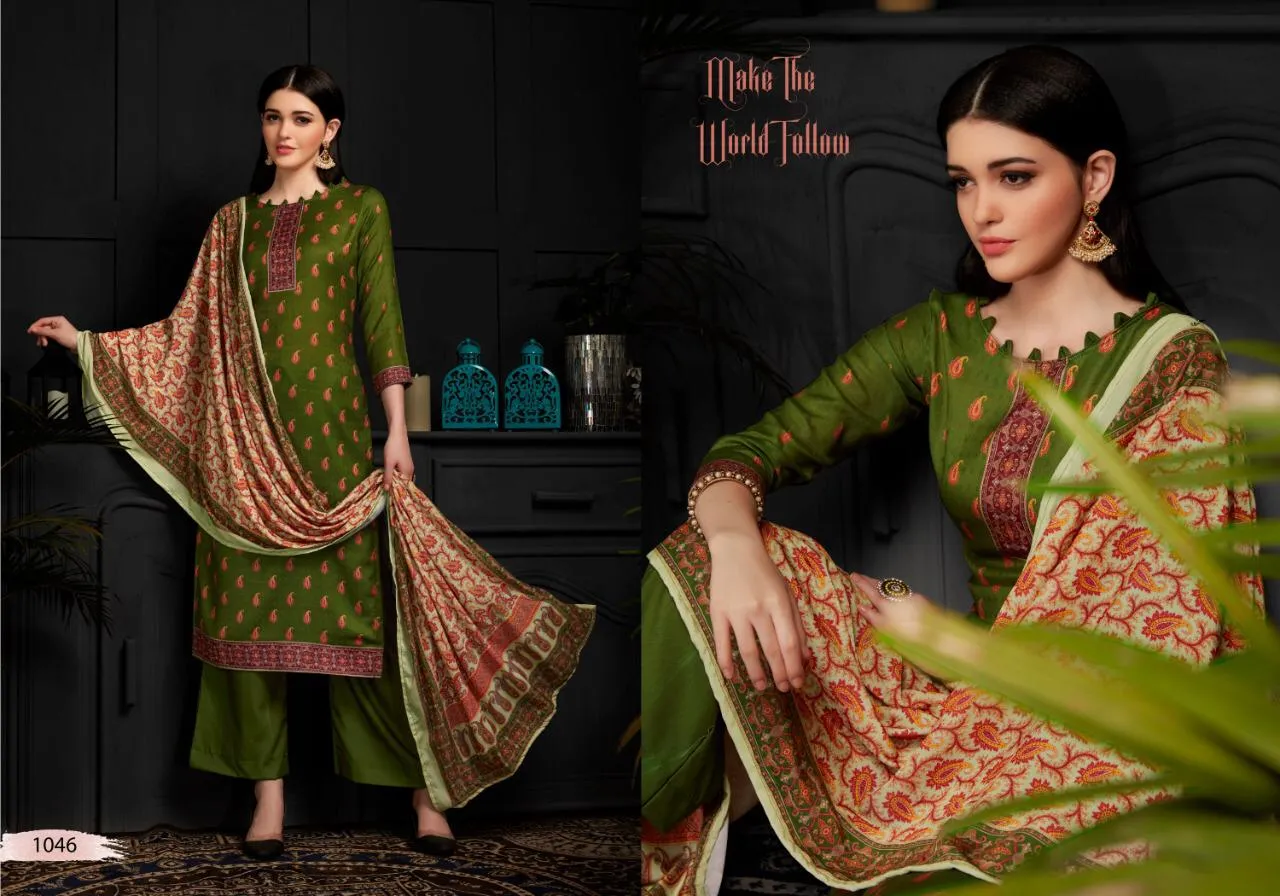 Bipson Fashion Launched Shaneel Vol 2  Pashmina Printed Fancy Designer Salwar Kameez