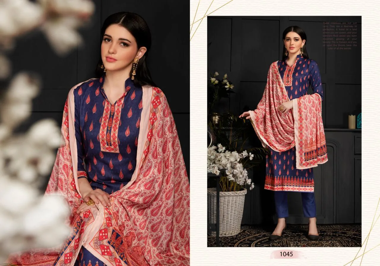 Bipson Fashion Launched Shaneel Vol 2  Pashmina Printed Fancy Designer Salwar Kameez