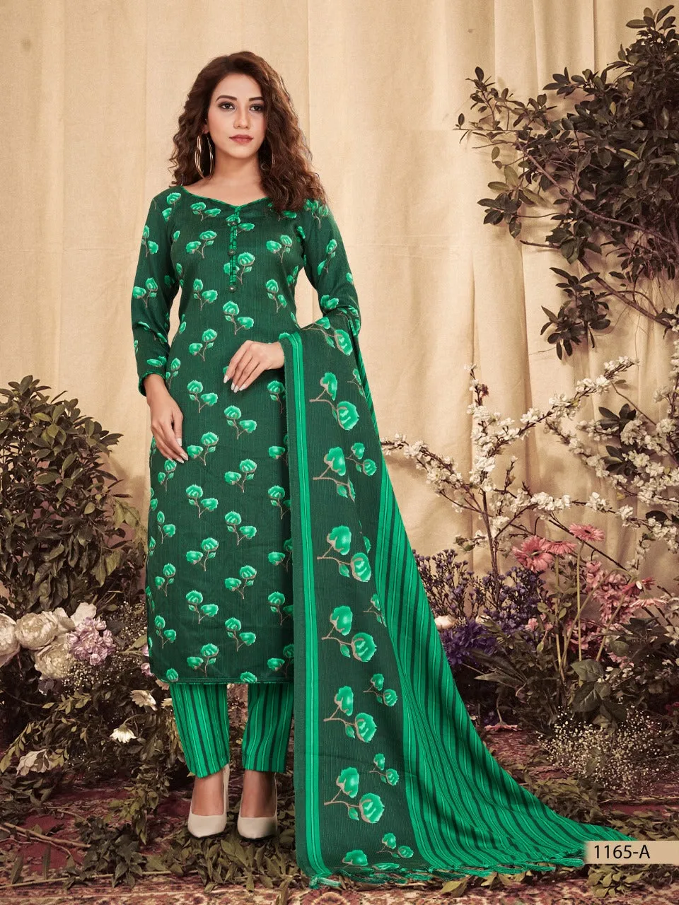 Bipson Fashion Preet 1165 Pashmina Printed Fancy Designer Salwar Kameez