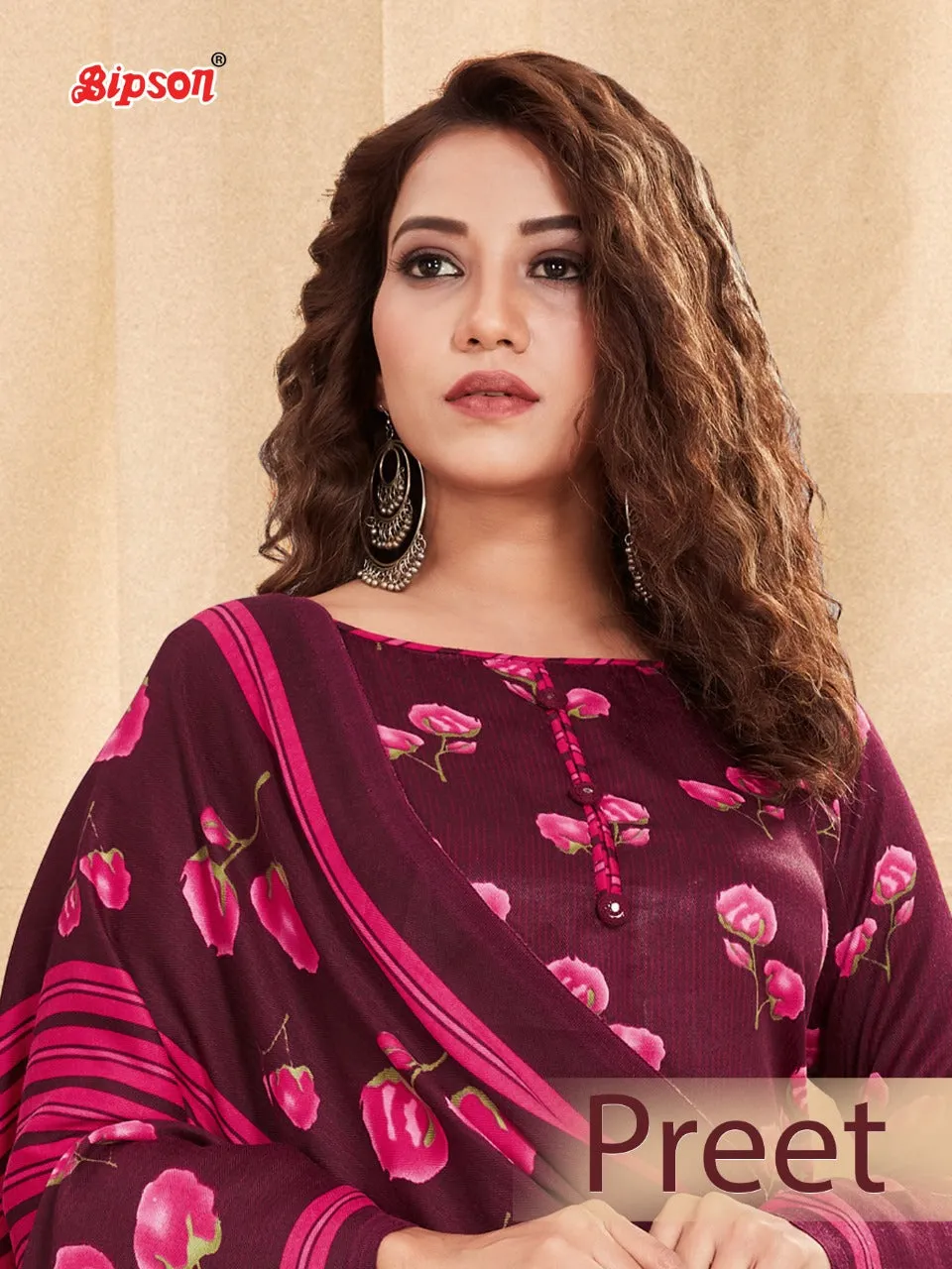 Bipson Fashion Preet 1165 Pashmina Printed Fancy Designer Salwar Kameez