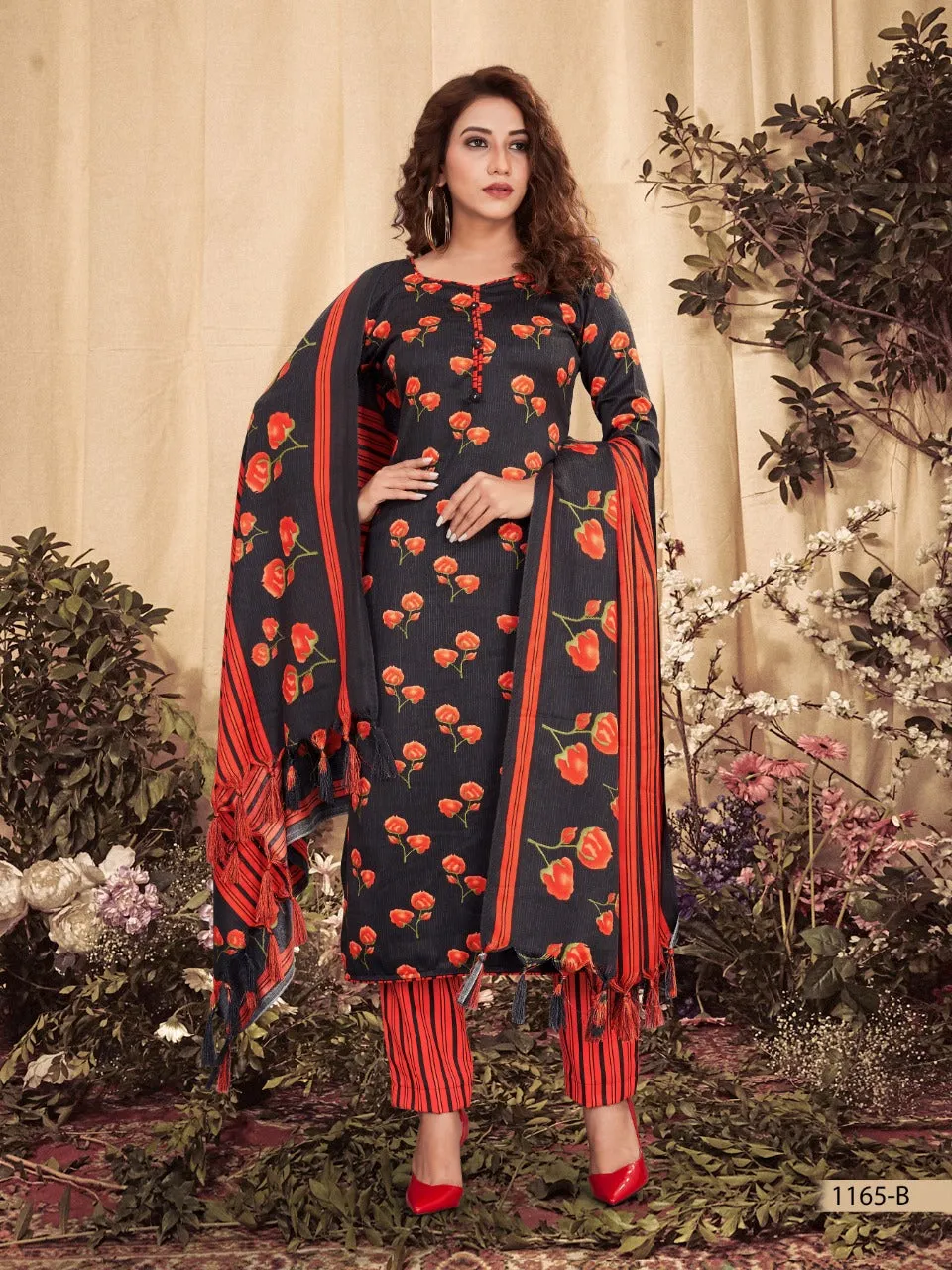 Bipson Fashion Preet 1165 Pashmina Printed Fancy Designer Salwar Kameez