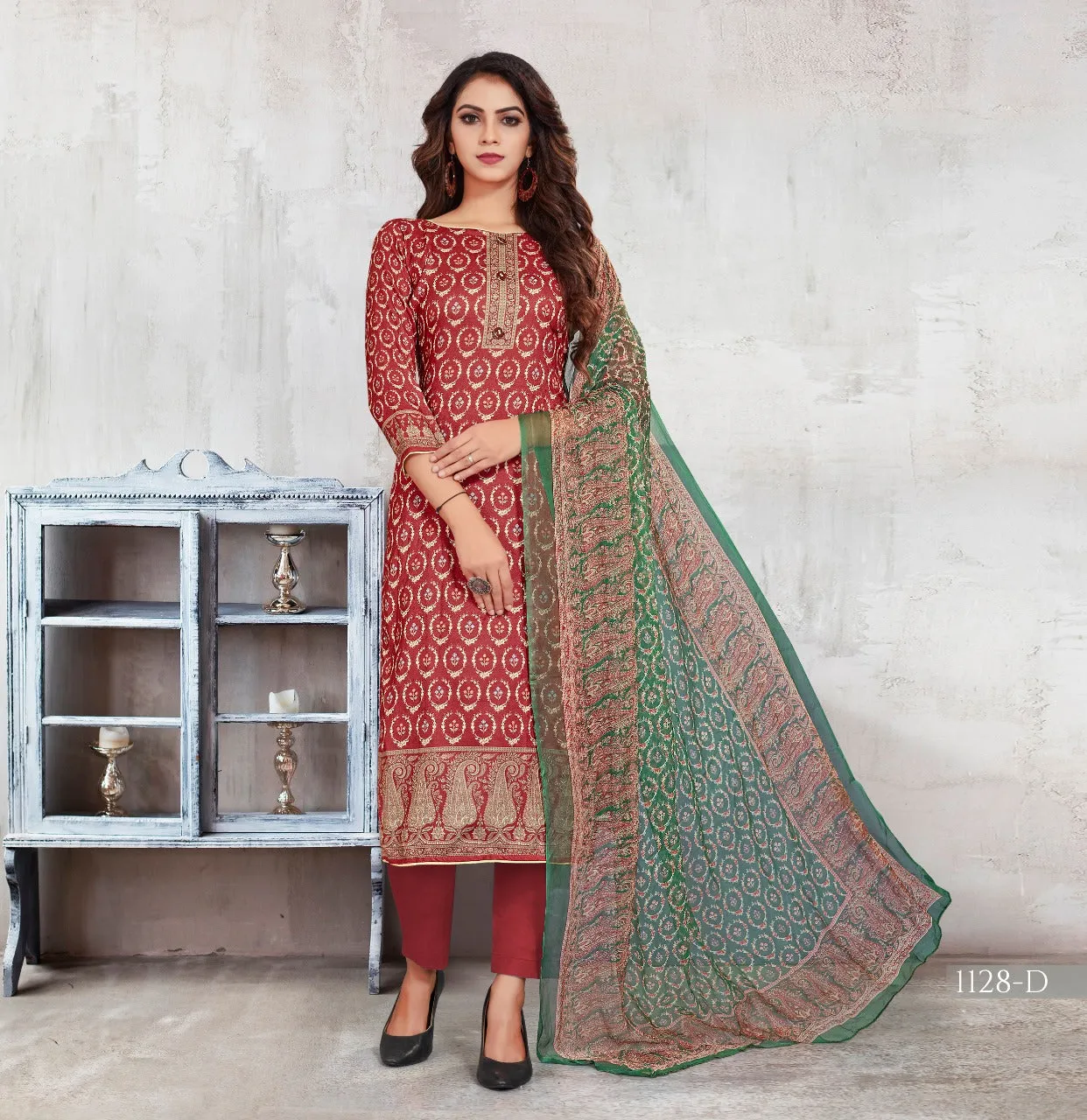Bipson Fashion Presents Aashi 1128 Pashmina Printed Fancy Designer Salwar Kameez
