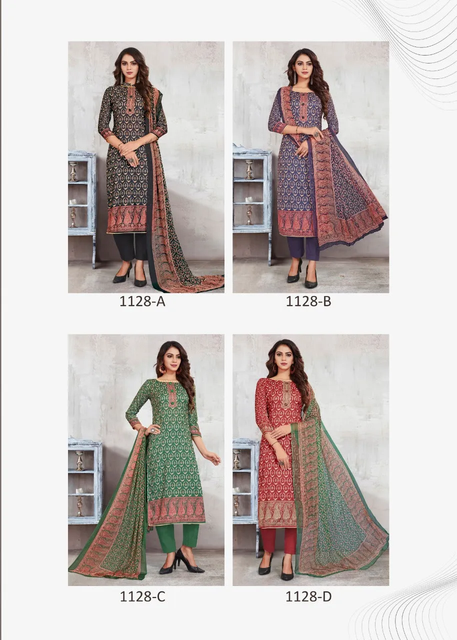 Bipson Fashion Presents Aashi 1128 Pashmina Printed Fancy Designer Salwar Kameez