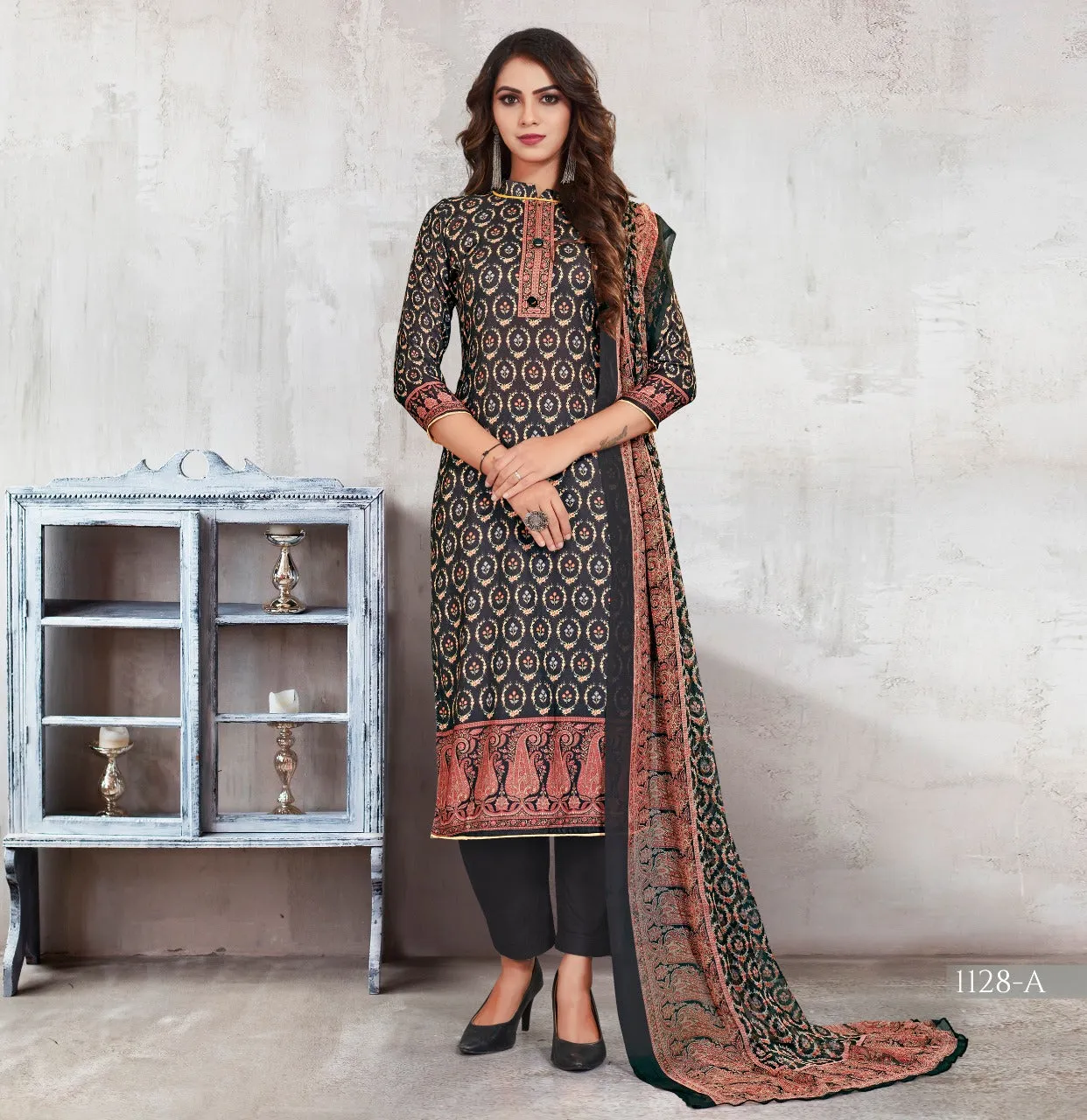 Bipson Fashion Presents Aashi 1128 Pashmina Printed Fancy Designer Salwar Kameez