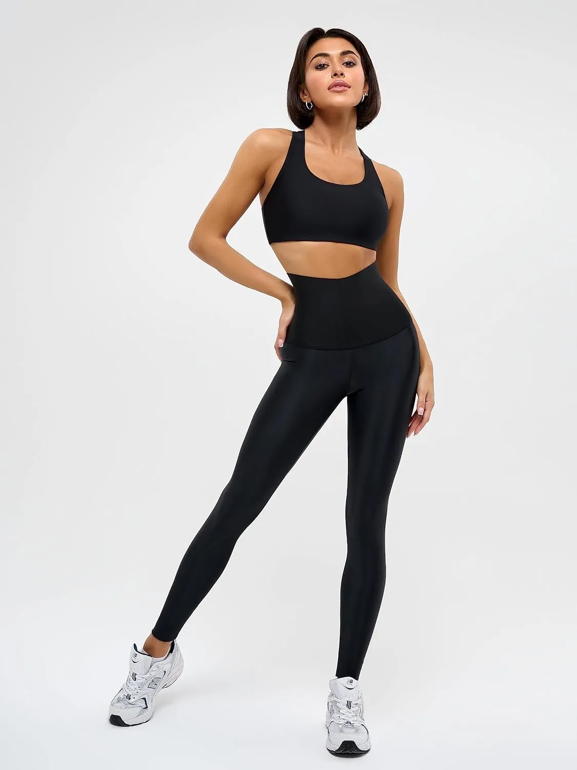 Bona Fide Premium Quality High Waisted Leggings for Women with Unique Design and Tummy Control - Womens Workout Leggings