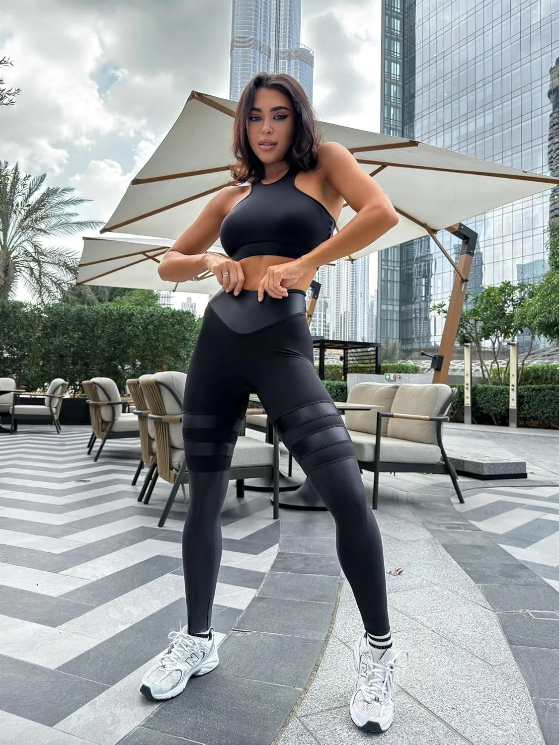 Bona Fide Premium Quality High Waisted Leggings for Women with Unique Design and Tummy Control - Womens Workout Leggings