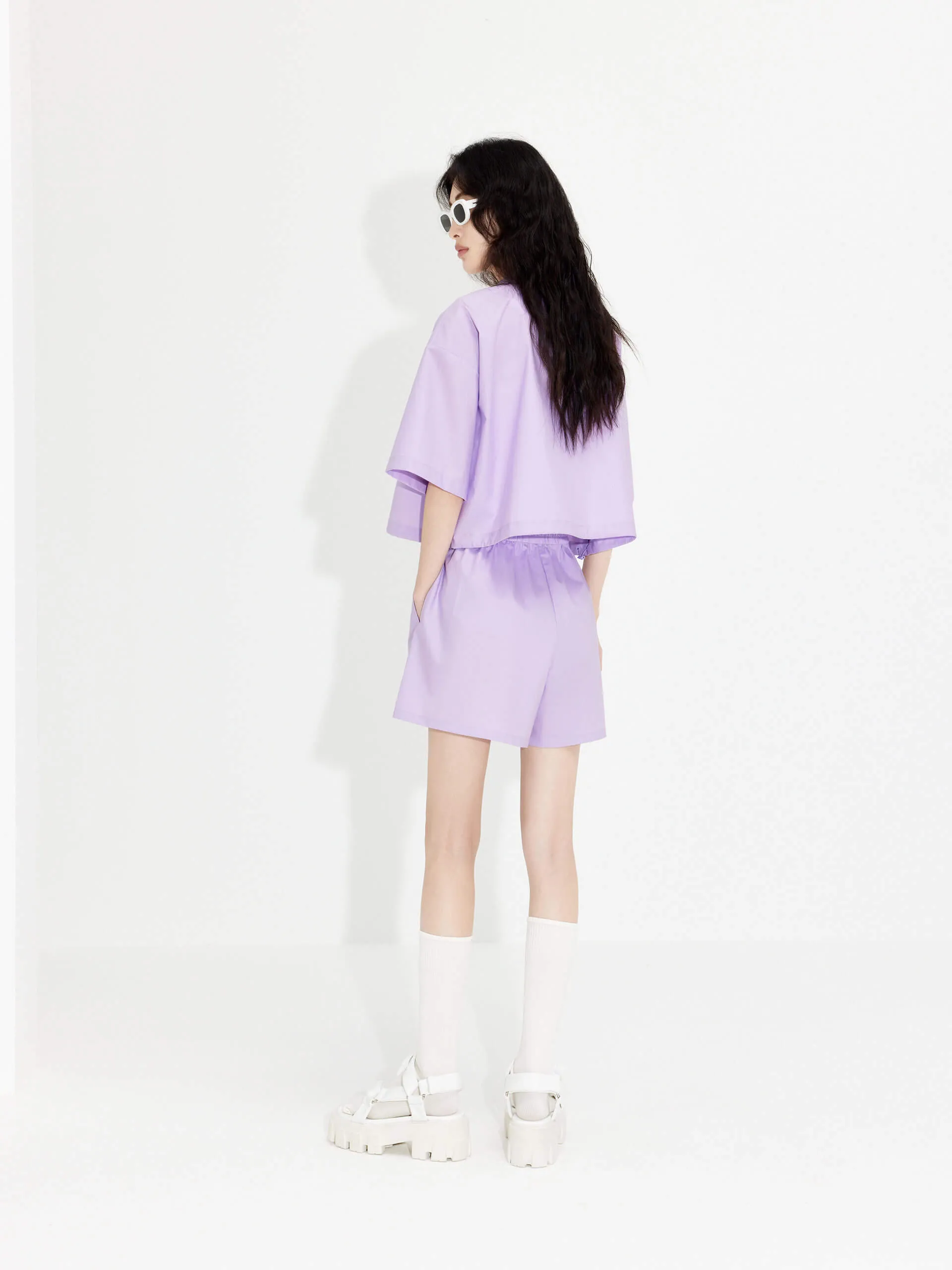 Boxy Fit Cotton Shirt