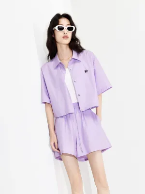 Boxy Fit Cotton Shirt