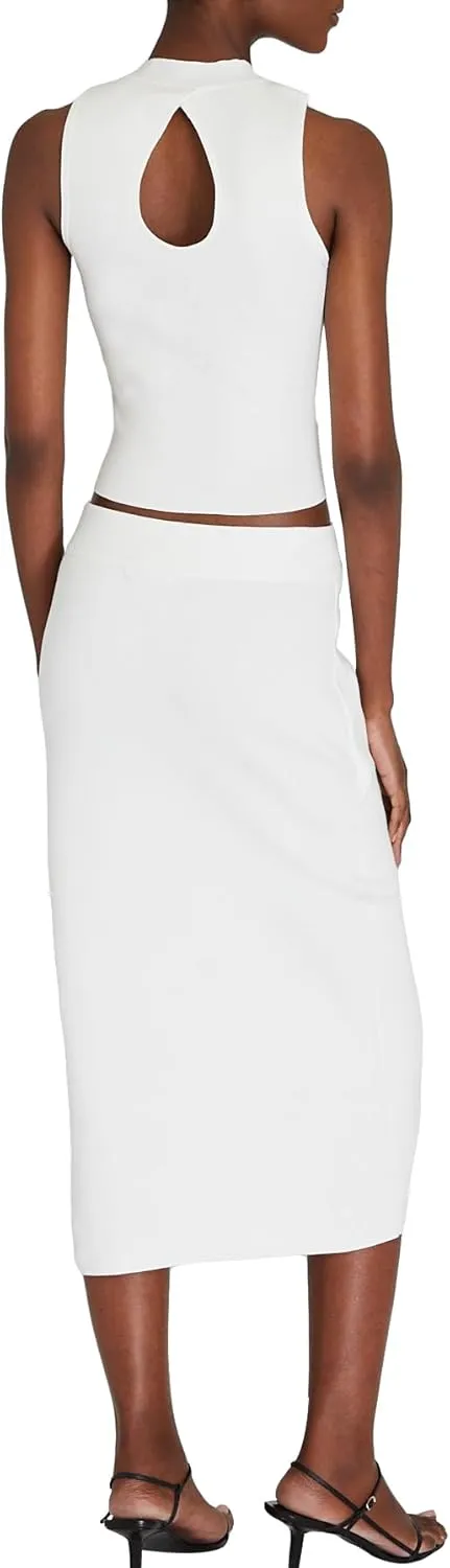 Club Monaco Women's Ribbed Pencil Skirt