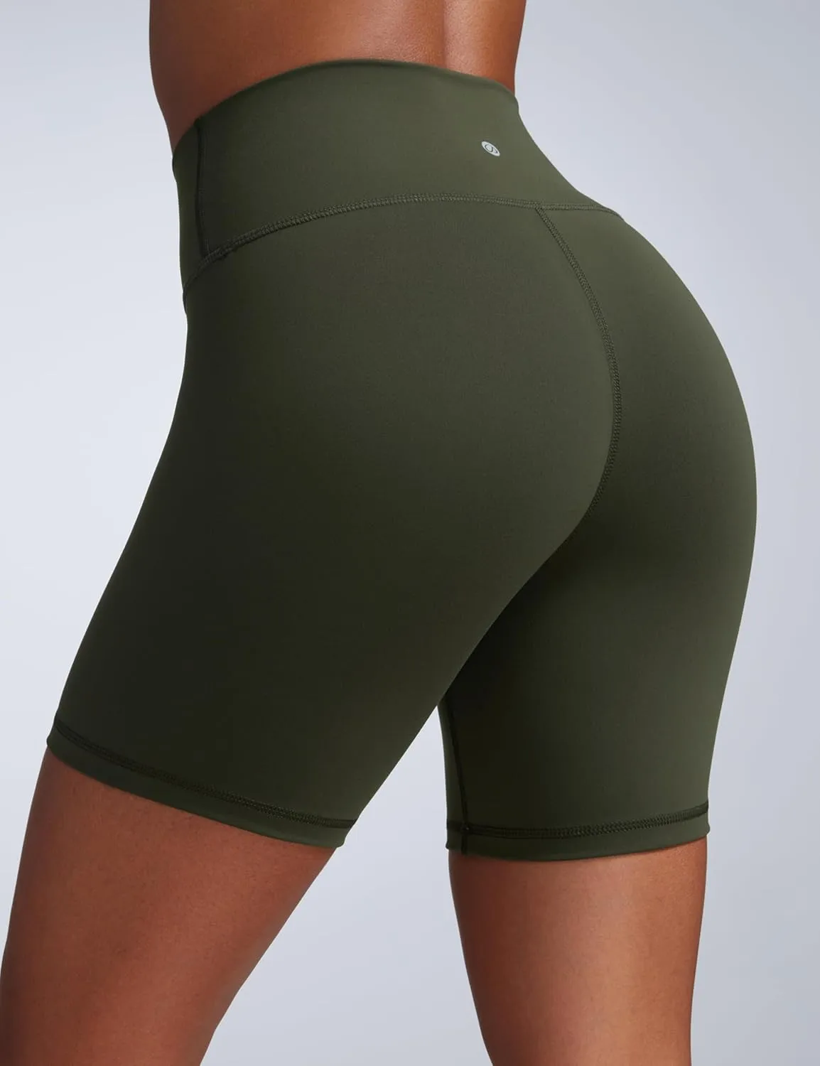 CRZ YOGA Women Butterbreeze Athletic Biker Shorts 6 Inches - High Waist Workout Gym Running Volleyball Yoga Spandex