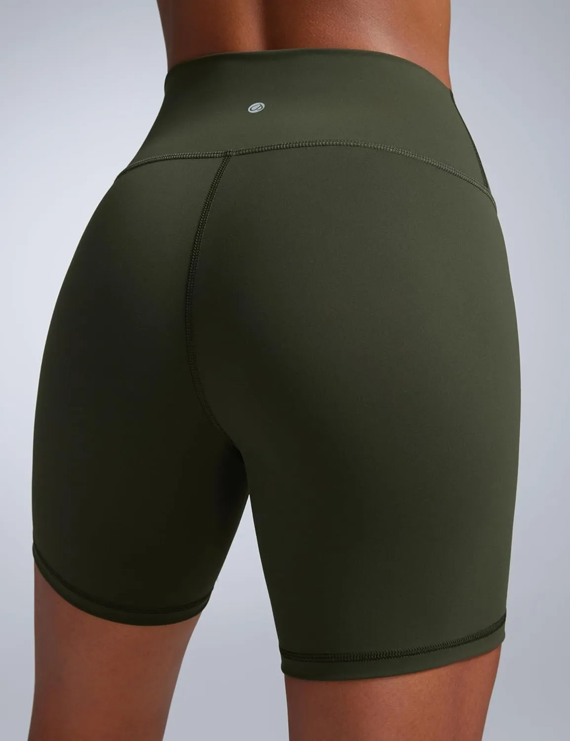 CRZ YOGA Women Butterbreeze Athletic Biker Shorts 6 Inches - High Waist Workout Gym Running Volleyball Yoga Spandex