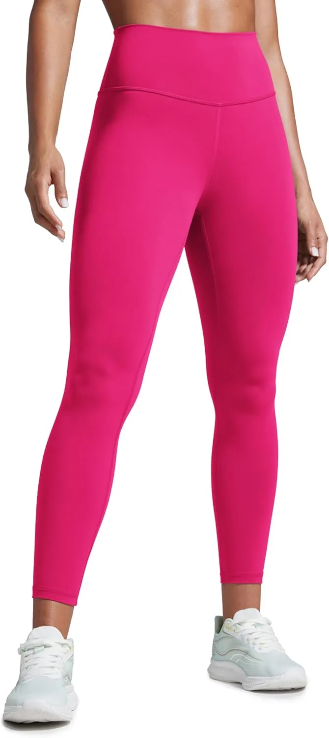 CRZ YOGA Women Butterbreeze Workout Leggings 25 Inches - High Waisted Tummy Control Athletic Gym Yoga Running Cycling Pants