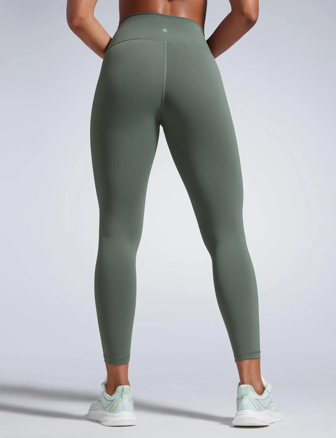 CRZ YOGA Women Butterbreeze Workout Leggings 25 Inches - High Waisted Tummy Control Athletic Gym Yoga Running Cycling Pants