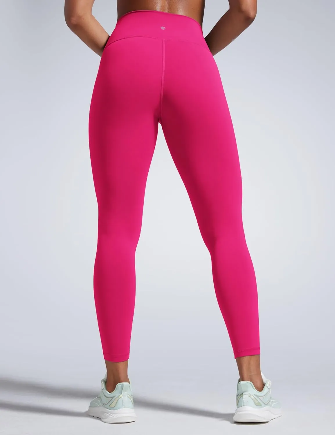 CRZ YOGA Women Butterbreeze Workout Leggings 25 Inches - High Waisted Tummy Control Athletic Gym Yoga Running Cycling Pants