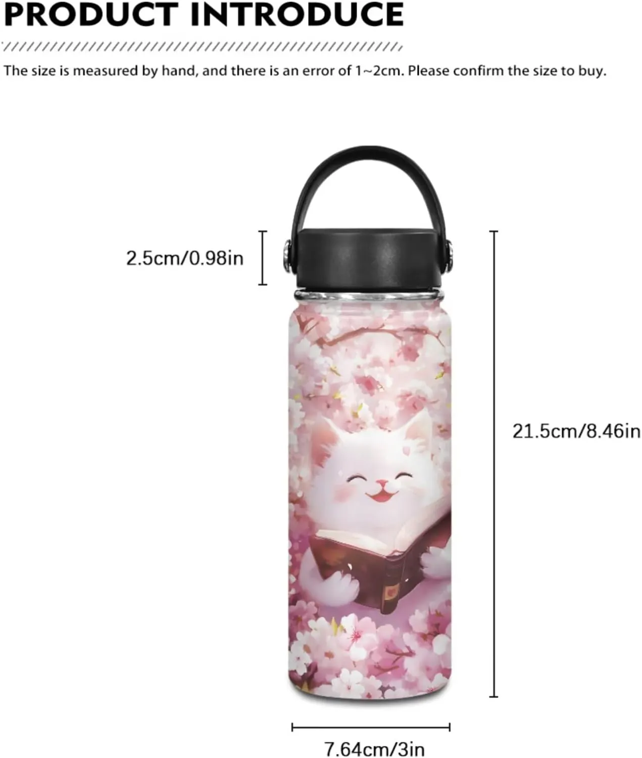 Cute Cat Simple Modern Backpack and Lunch Box Set 17 Inch Kawaii Large School Backpack for Teen Boys 4 In 1 Set Kids Insulated Water Bottle Lightweight Water Bottle Carrier Bag