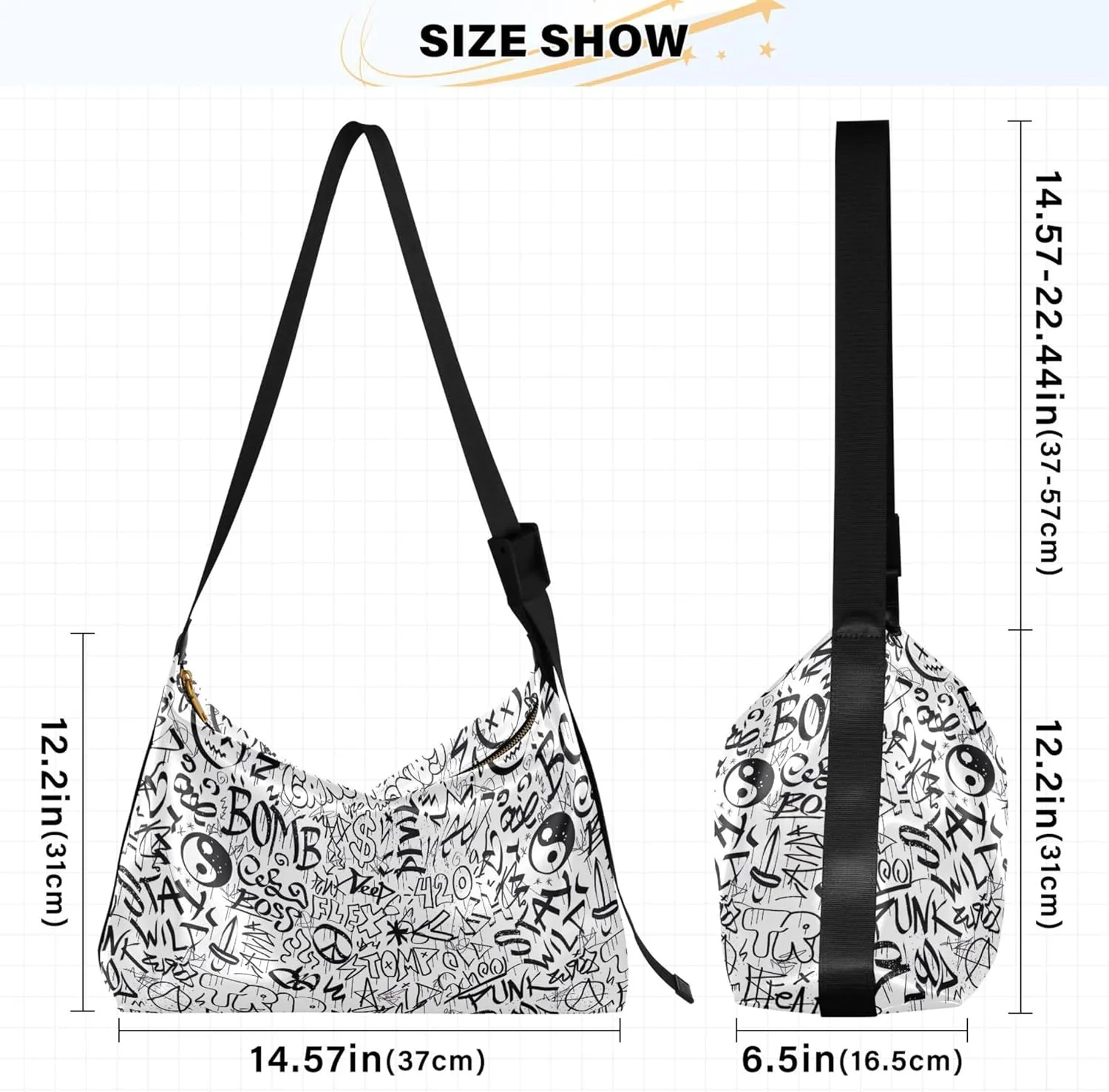 Cute Sloths Yoga Mandala Women Leather Handbags Hobo Large Men Purses Unique Animal Print Designer Hobo Bags