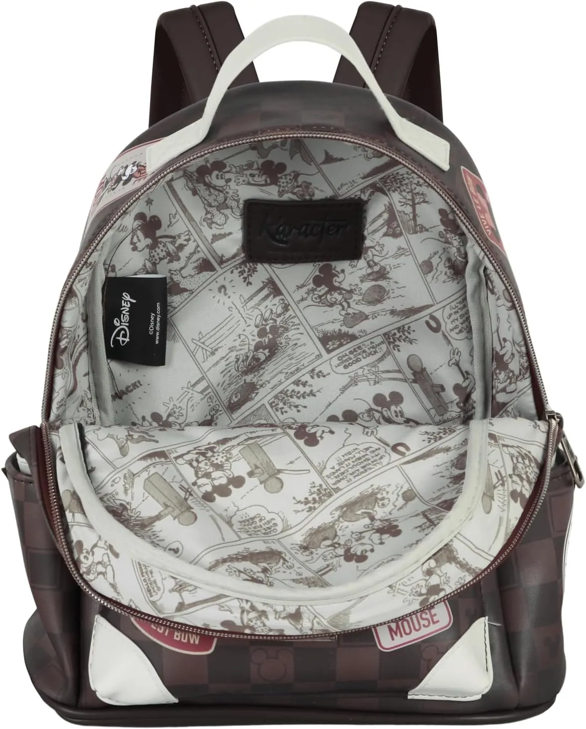 Disney Unisex Heady Backpack Heady Backpack (pack of 1), Brown Minnie Mouse, One Size, Heady Backpack