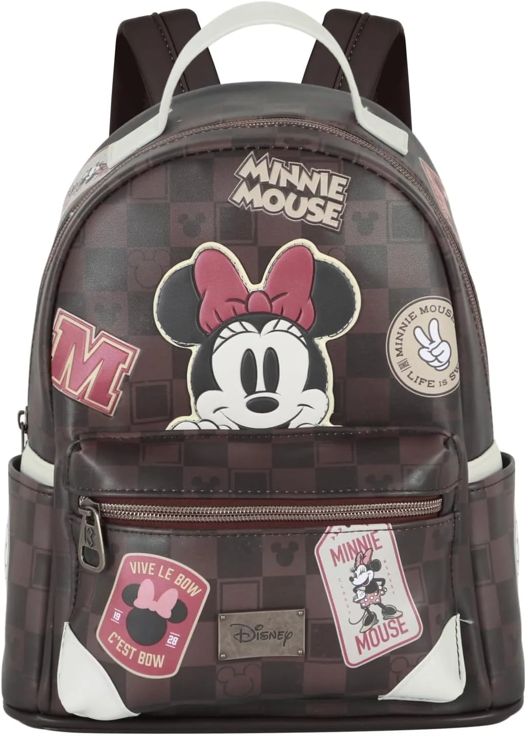 Disney Unisex Heady Backpack Heady Backpack (pack of 1), Brown Minnie Mouse, One Size, Heady Backpack