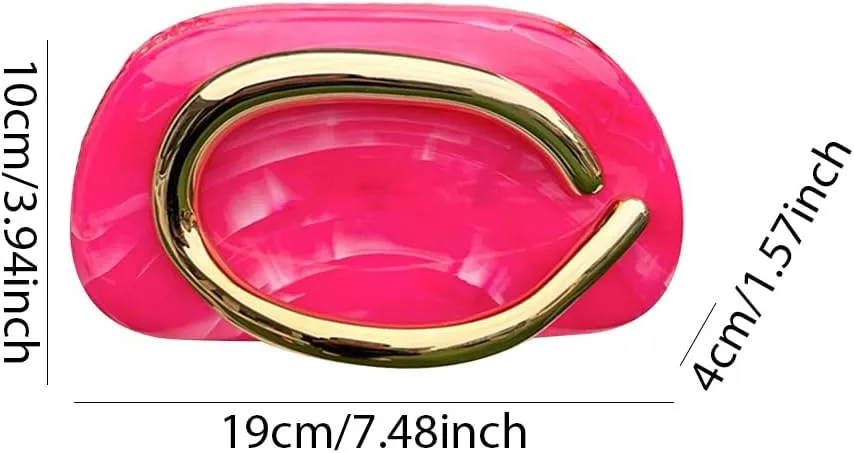 Evening Clutch Purses for Women Formal Unique Crossbody Purse Gold Closure Box Clutch Handbag Small Y2K Shoulder Bag