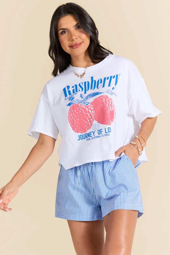 Fruitful Love Raspberry Boxy Graphic Tee