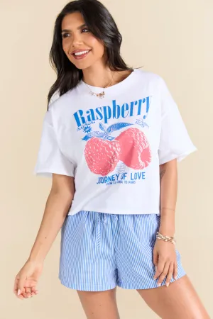 Fruitful Love Raspberry Boxy Graphic Tee