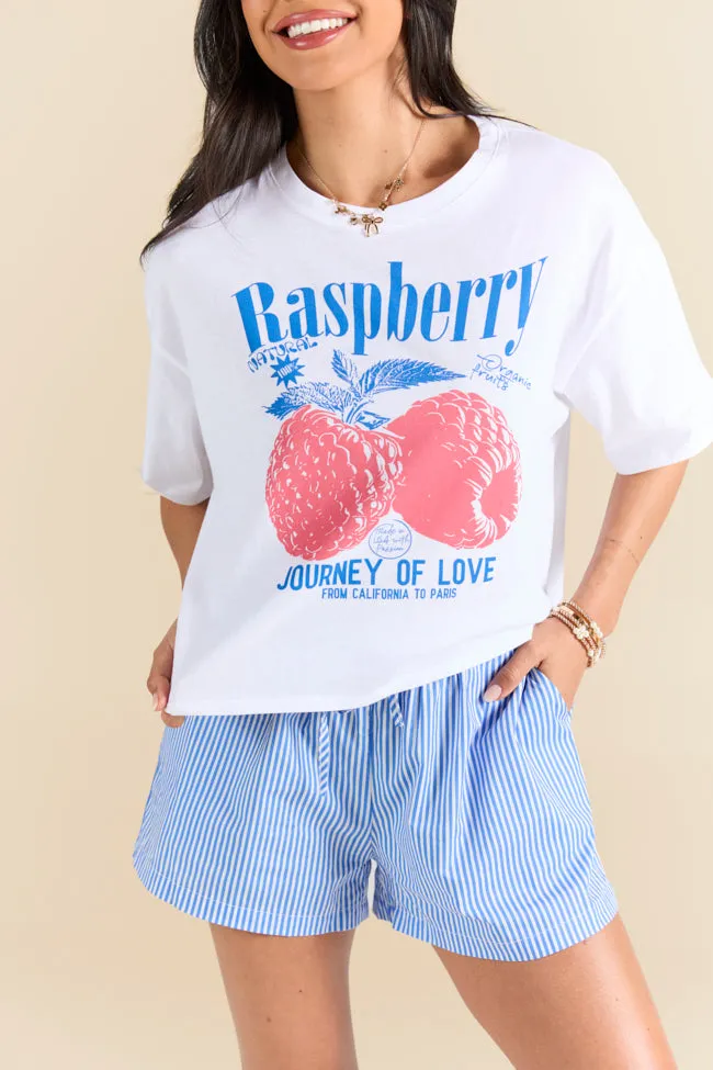 Fruitful Love Raspberry Boxy Graphic Tee