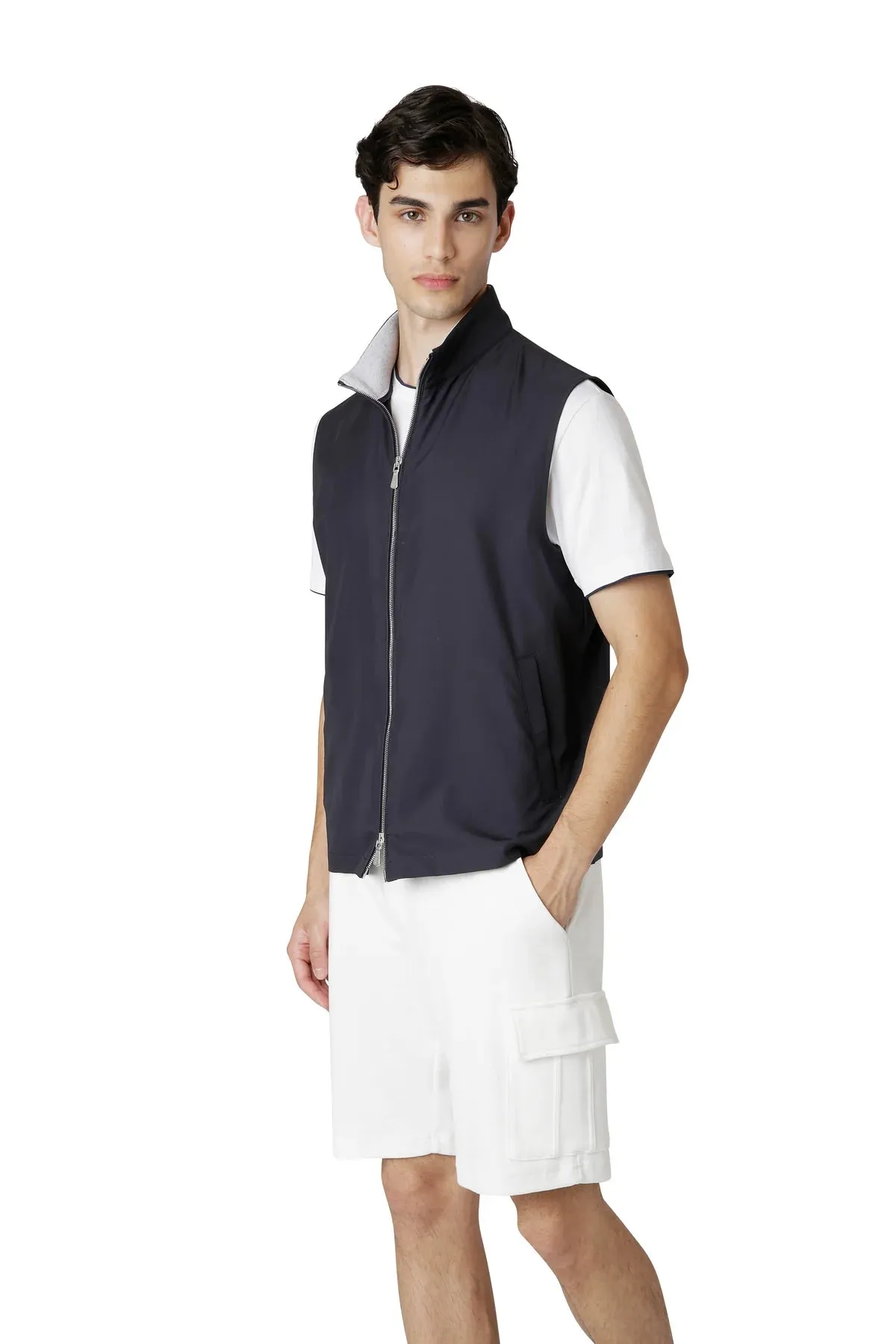 Full Zip Collar Vest
