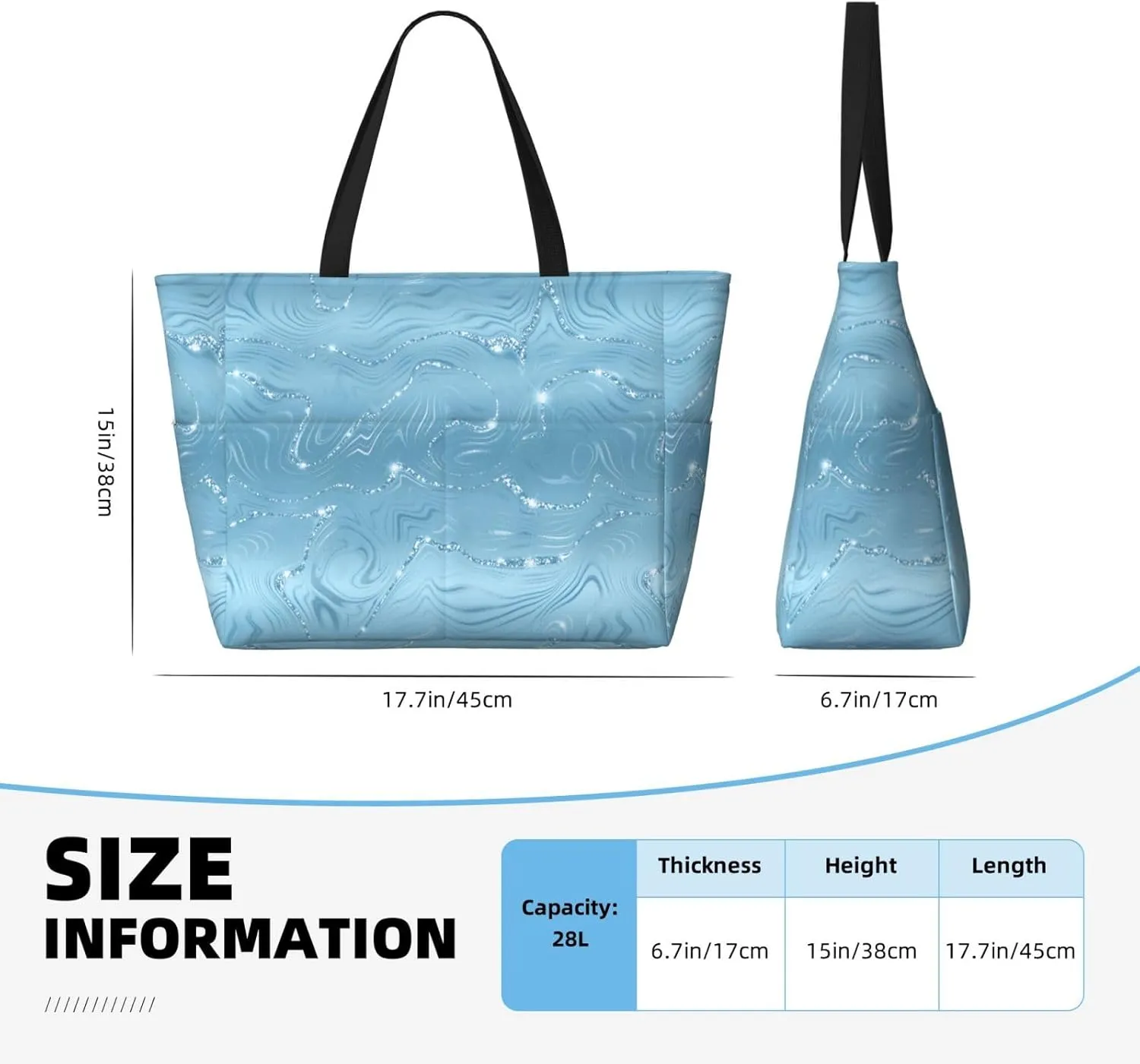 Fun Modern Vegetable Beach Bag Women Tote Bag Pool Bag With Zipper For Gym Grocery Travel With Wet Pocket