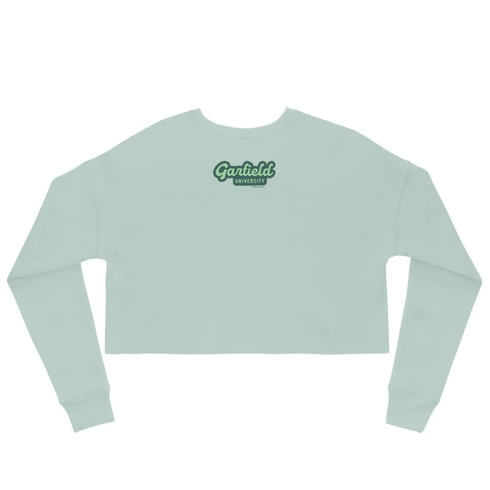 Garfield University Cropped Sweatshirt