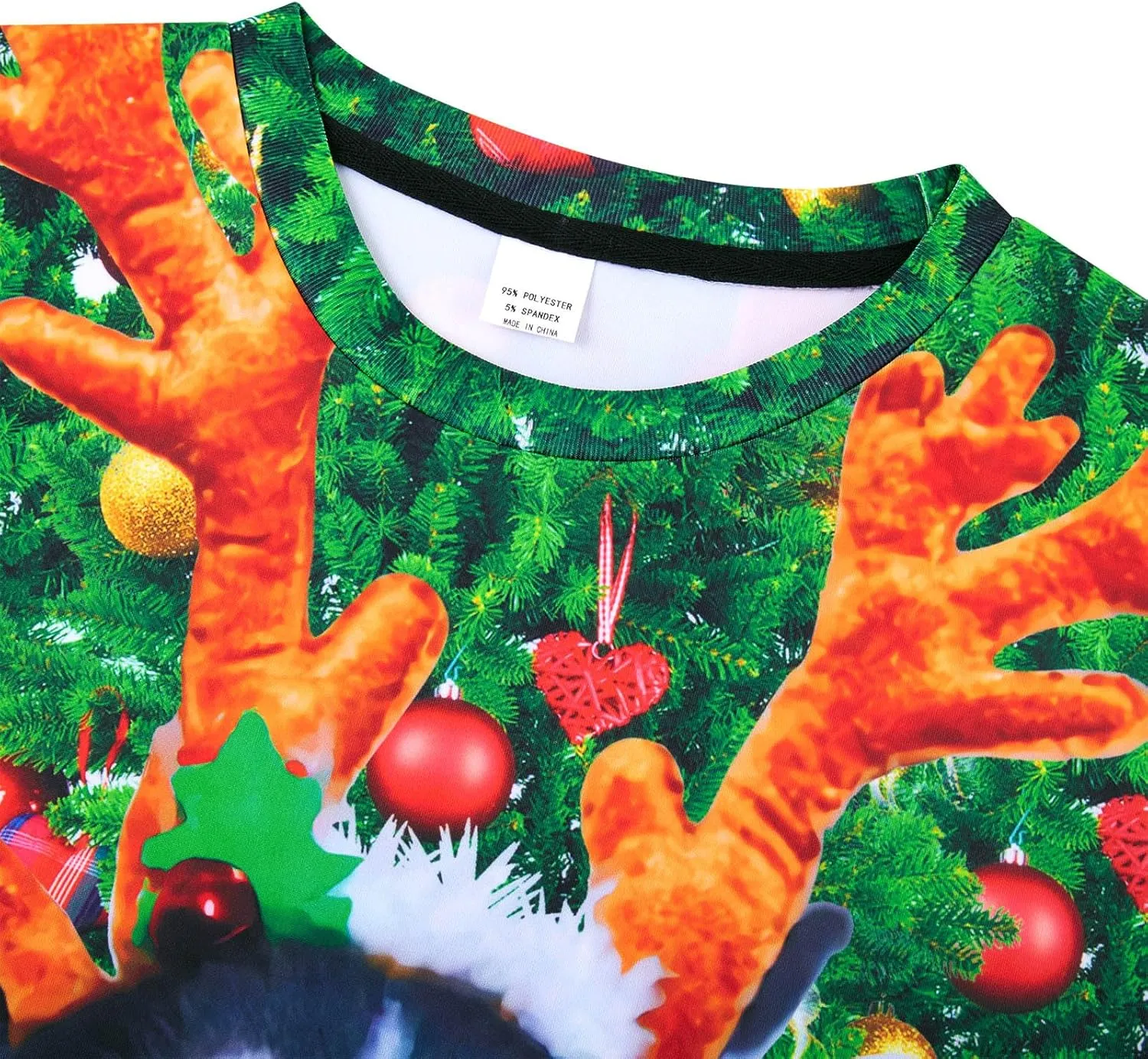 Goodstoworld Mens/Womens Ugliest Christmas Sweatshirt 3D Unique Hilarious Graphic Pullover Shirt S-4XL