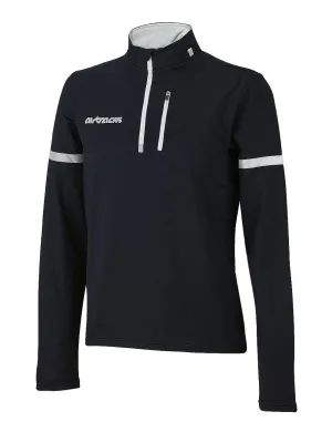 Herren Thermo Fahrradtrikot - Laufshirt Langarm Schwarz