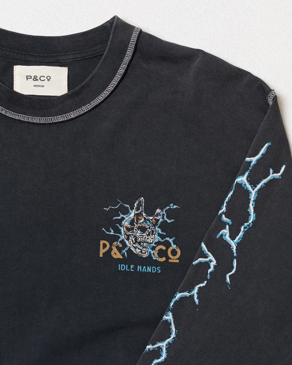 Idle Hands Boxy Longsleeve - Acid Wash