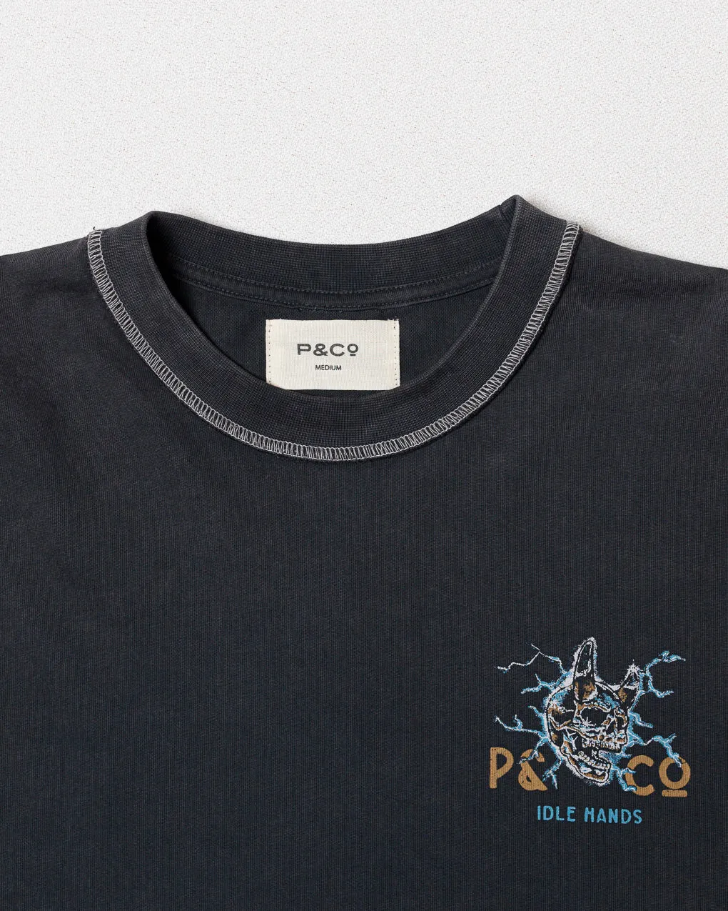Idle Hands Boxy Longsleeve - Acid Wash
