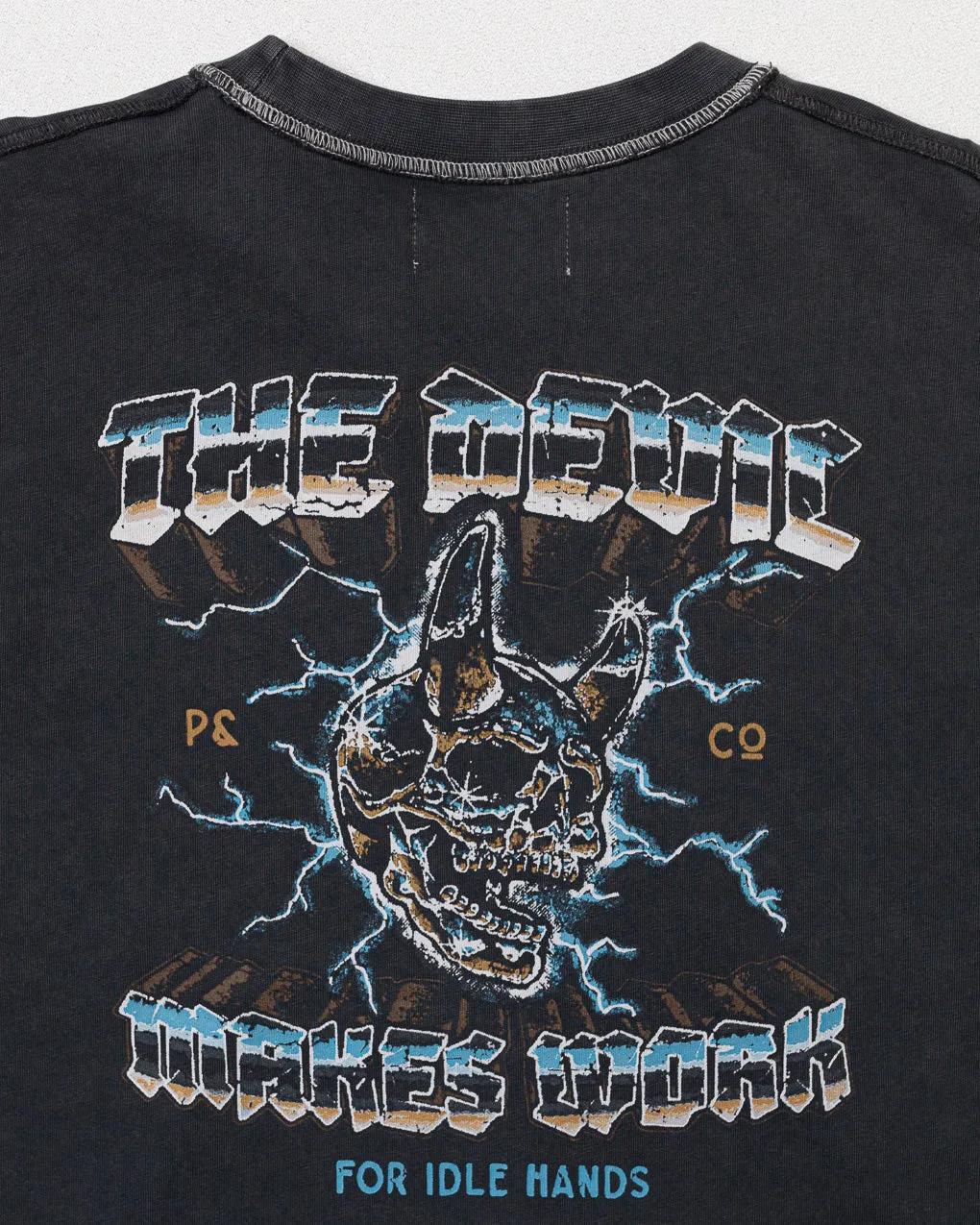 Idle Hands Boxy Longsleeve - Acid Wash