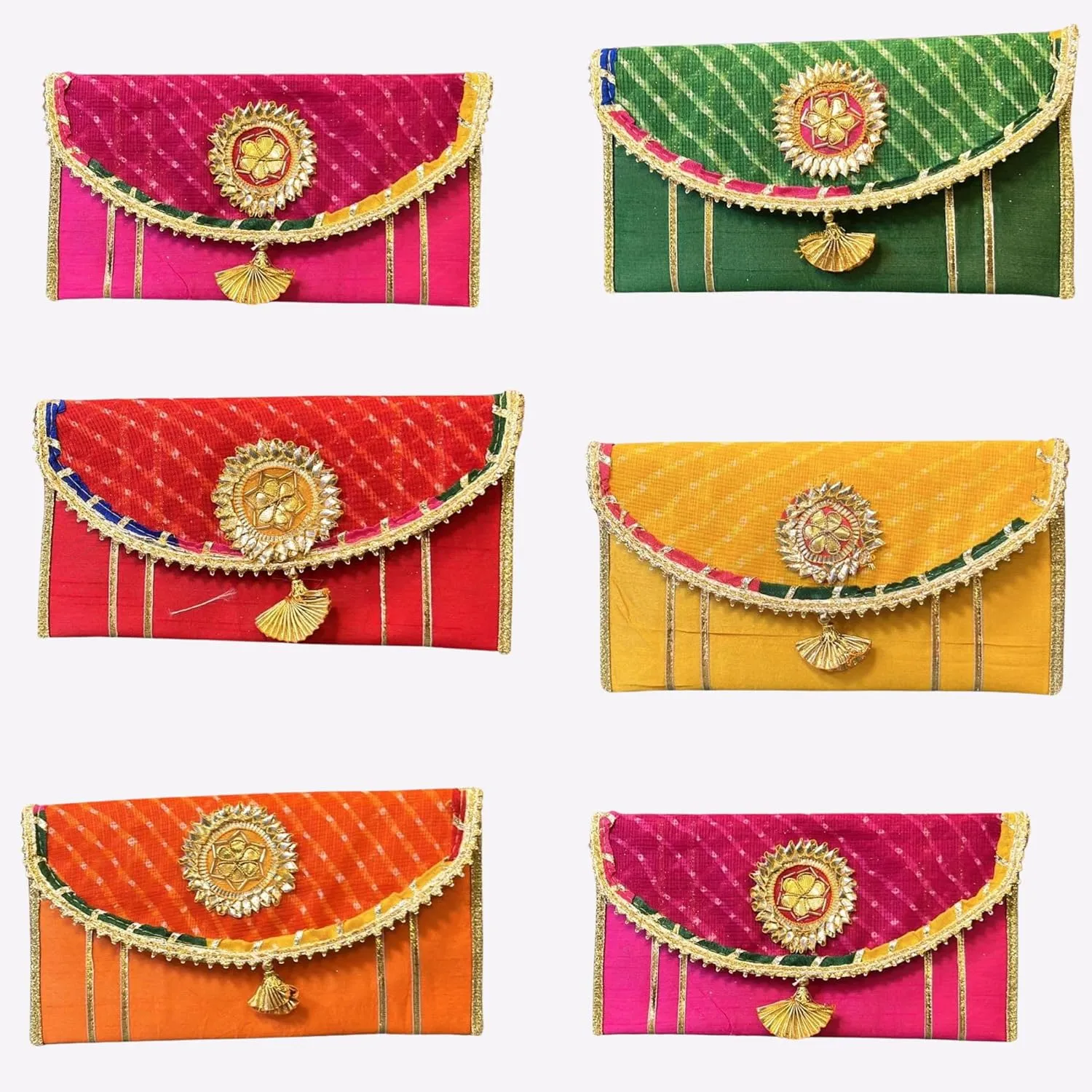 Indian Beautiful Design Handcrafted Gift Bags for Wedding Anniversary Artisan Made Collection of Unique, Traditional Gifts for Couples